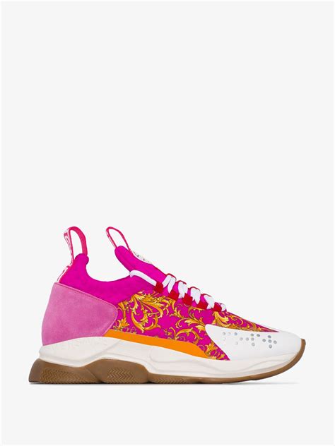 versace cross chainer baroque sneakers|men's Versace sneakers for sale.